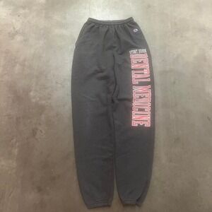 champion‎ dental medical stony brook university spell out logo sweatpants baggy